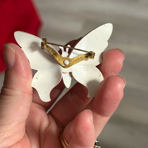 4/$100 WEST GERMANY Vibrant Butterfly Brooch 🦋 - Picture 7 of 7